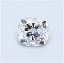 Natural Diamond 0.51 Carats, Cushion with  Cut, E Color, SI2 Clarity and Certified by GIA
