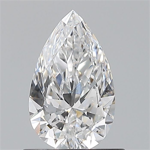 Picture of Natural Diamond 0.70 Carats, Pear with  Cut, D Color, SI1 Clarity and Certified by GIA