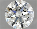 Natural Diamond 0.90 Carats, Round with Excellent Cut, I Color, VS2 Clarity and Certified by GIA