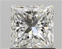 Natural Diamond 1.02 Carats, Princess with  Cut, I Color, SI1 Clarity and Certified by GIA