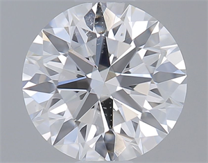 Foto Diamante Natural 0.57 quilates, Redondo , Color E, claridad SI1 y certificado GIA de