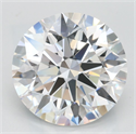 Lab Grown Diamond 3.46 Carats, Round with Excellent Cut, D Color, VVS1 Clarity and Certified by GIA
