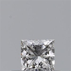 Picture of Natural Diamond 0.24 Carats, Princess with  Cut, F Color, VS1 Clarity and Certified by GIA