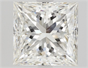 Natural Diamond 1.41 Carats, Princess with  Cut, I Color, VVS2 Clarity and Certified by GIA