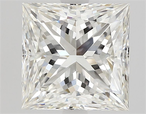 Picture of Natural Diamond 1.41 Carats, Princess with  Cut, I Color, VVS2 Clarity and Certified by GIA
