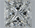 Natural Diamond 0.98 Carats, Princess with  Cut, H Color, VS2 Clarity and Certified by GIA