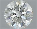 Diamante Natural 0.53 quilates, Redondo , Color J, claridad VVS2 y certificado GIA