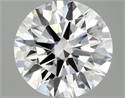 Lab Grown Diamond 3.10 Carats, Round with Ideal Cut, E Color, VVS2 Clarity and Certified by IGI