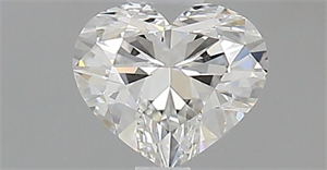 Picture of Natural Diamond 0.35 Carats, Heart with  Cut, G Color, VVS2 Clarity and Certified by GIA