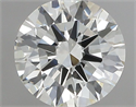 Natural Diamond 1.01 Carats, Round with Excellent Cut, K Color, VVS2 Clarity and Certified by GIA