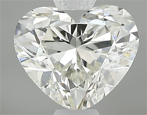Picture of Natural Diamond 0.60 Carats, Heart with  Cut, L Color, VS2 Clarity and Certified by GIA