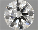 Diamante Natural 0.60 quilates, Redondo , Color J, claridad IF y certificado GIA