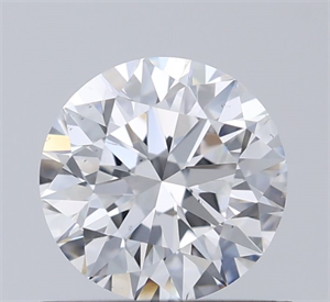 Picture of Natural Diamond 0.70 Carats, Round with Excellent Cut, E Color, VS2 Clarity and Certified by GIA