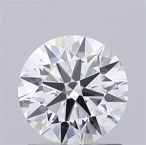 Picture of Lab Grown Diamond 1.08 Carats, Round with Ideal Cut, D Color, VVS1 Clarity and Certified by IGI