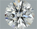 Natural Diamond 0.90 Carats, Round with Excellent Cut, H Color, SI1 Clarity and Certified by GIA