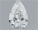 Natural Diamond 0.40 Carats, Pear with  Cut, F Color, VS2 Clarity and Certified by GIA
