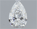 Natural Diamond 0.40 Carats, Pear with  Cut, F Color, VS2 Clarity and Certified by GIA