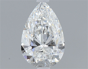 Picture of Natural Diamond 0.40 Carats, Pear with  Cut, F Color, VS2 Clarity and Certified by GIA