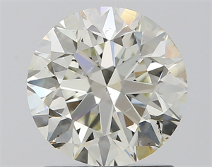 Picture of Natural Diamond 1.50 Carats, Round with Very Good Cut, J Color, SI1 Clarity and Certified by IGI