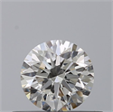 Natural Diamond 0.40 Carats, Round with Excellent Cut, G Color, VVS1 Clarity and Certified by GIA