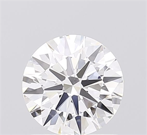 Picture of Lab Grown Diamond 1.08 Carats, Round with Ideal Cut, D Color, VVS1 Clarity and Certified by IGI