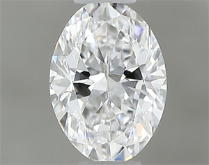 Picture of Natural Diamond 0.30 Carats, Oval with  Cut, D Color, VVS2 Clarity and Certified by GIA