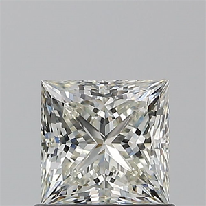 Picture of Natural Diamond 0.91 Carats, Princess with  Cut, H Color, VVS1 Clarity and Certified by IGI