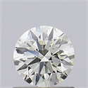 Natural Diamond 0.60 Carats, Round with Excellent Cut, M Color, SI1 Clarity and Certified by GIA