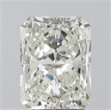 Natural Diamond 2.01 Carats, Radiant with  Cut, H Color, SI2 Clarity and Certified by IGI