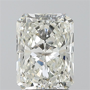 Picture of Natural Diamond 2.01 Carats, Radiant with  Cut, H Color, SI2 Clarity and Certified by IGI