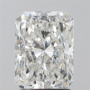 Foto Diamante Natural 2.01 quilates, Radiante , Color F, claridad VS1 y certificado GIA de