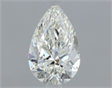 Natural Diamond 0.40 Carats, Pear with  Cut, I Color, VVS2 Clarity and Certified by GIA