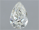 Natural Diamond 0.40 Carats, Pear with  Cut, I Color, VVS2 Clarity and Certified by GIA
