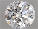 Natural Diamond 0.50 Carats, Round with Very Good Cut, E Color, SI1 Clarity and Certified by GIA