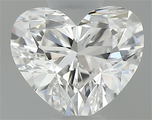 Picture of Natural Diamond 0.40 Carats, Heart with  Cut, G Color, VVS2 Clarity and Certified by GIA