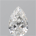 Natural Diamond 0.70 Carats, Pear with  Cut, G Color, VVS2 Clarity and Certified by GIA