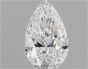 Diamante Natural 0.70 quilates, De pera , Color D, claridad SI1 y certificado GIA