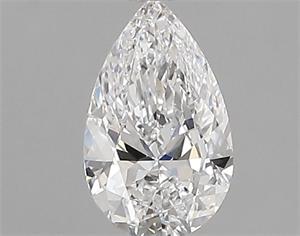 Foto Diamante Natural 0.70 quilates, De pera , Color D, claridad SI1 y certificado GIA de