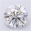 Del inventario de diamantes de laboratorio, 2.74 quilates, Redondo , Color E, claridad VS1 y certificado IGI