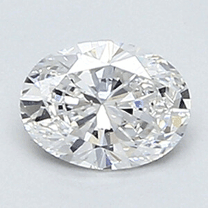 Picture of 0.35 Carats, Oval Diamond with Very Good Cut, E Color, VS1 Clarity and Certified By Diamonds-USA