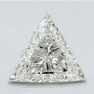 Diamante triangular de 0,23 quilates con muy buen corte, color H, claridad VS1 y certificado por CGL