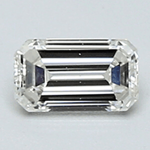 0.25 quilates, diamante esmeralda con corte ideal, color I, claridad VVS2 y certificado por diamantes-EE. UU.