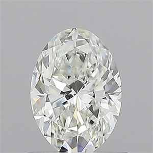Picture of Natural Diamond 0.70 Carats, Oval with  Cut, H Color, VVS1 Clarity and Certified by GIA
