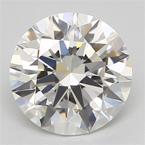 Foto Diamante Natural 0.72 quilates, Redondo , Color H, claridad IF y certificado GIA de