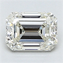 0.36 Carats, Emerald Diamond with Very Good Cut, H Color, VS1 Clarity and Certified By CGL