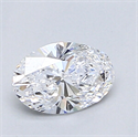 0.37 quilates, diamante ovalado con muy buen corte, color D, claridad VS2 y certificado por EGL.