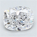 0.35 Carats, Cushion Diamond with Very Good Cut, D Color, VS2 Clarity and Certified By EGL