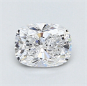 0.37 Carats, Cushion Diamond with Very Good Cut, D Color, VVS2 Clarity and Certified By EGL