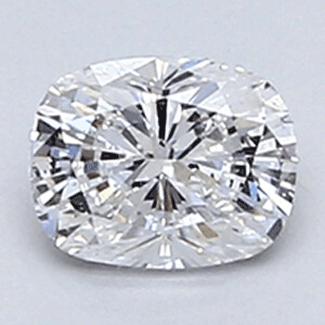 Foto 0.30 Cushion Diamond, Clarity VS1, Color D, Ideal-Cut, certificado por EGL de