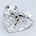 0.31 quilates, diamante del corazón con muy buen corte, color D, claridad VVS2 y certificado por CGL